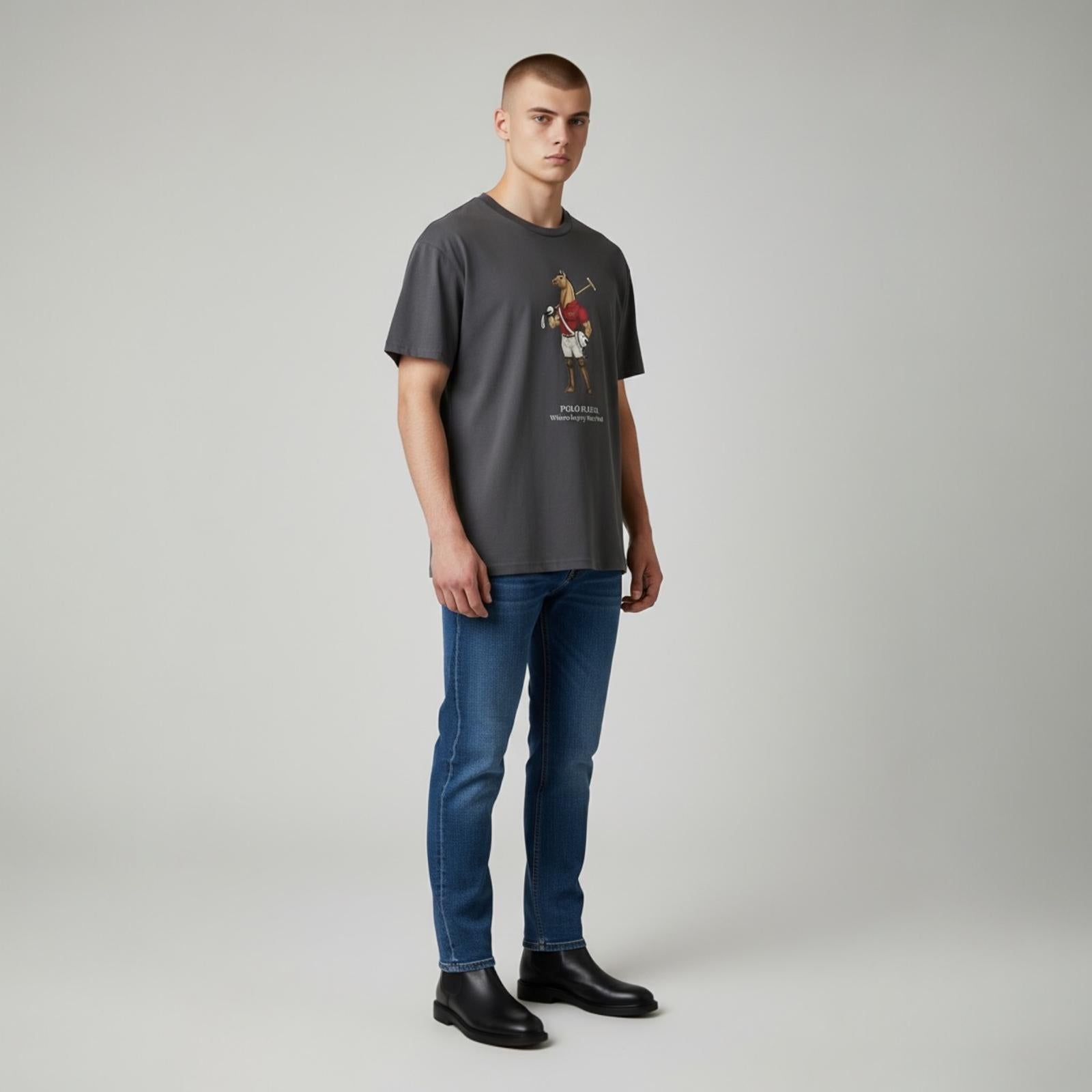 Men’s Polo Player T-Shirt – Bonnie J